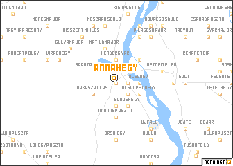 map of Annahegy