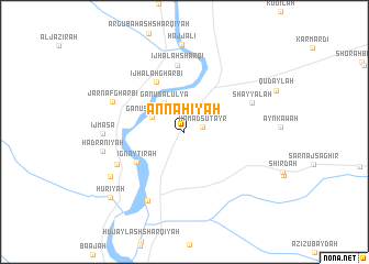 map of An Nāḩiyah