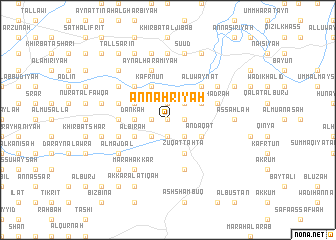 map of An Nahrīyah