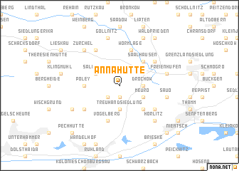 map of Annahütte