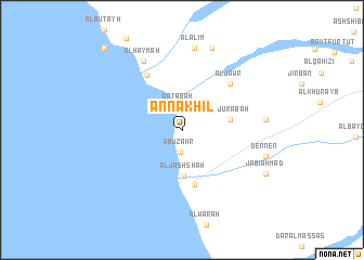 map of An Nakhil