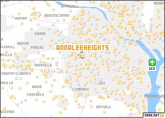 map of Annalee Heights