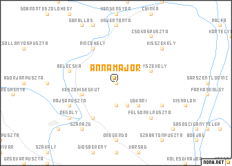 map of Annamajor