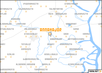 map of Annamajor