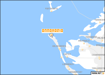 map of Anna Maria