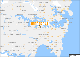 map of Annandale