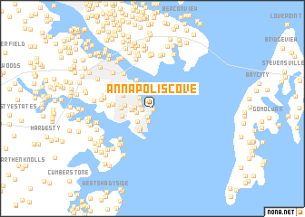 map of Annapolis Cove