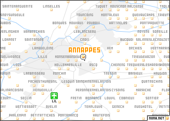 map of Annappes