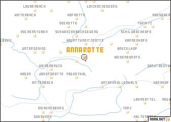 map of Annarotte