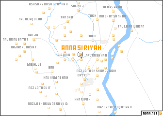 map of An Naşirīyah