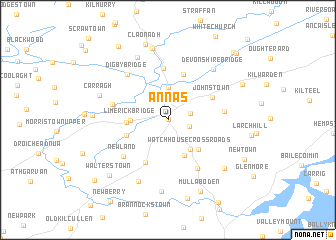 map of An Nás
