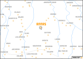 map of (( Annas ))