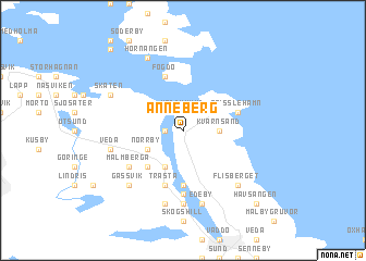 map of Anneberg