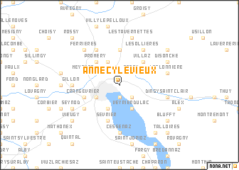 map of Annecy-le-Vieux