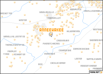 map of Anneewakee