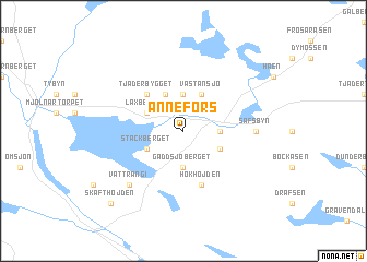 map of Annefors