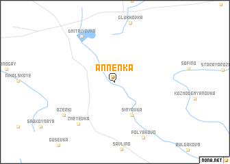 map of Annenka