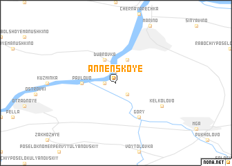 map of Annenskoye