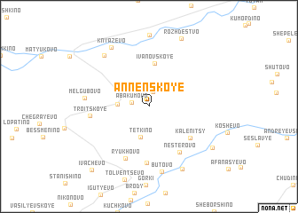 map of Annenskoye