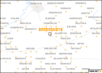 map of Annenskoye