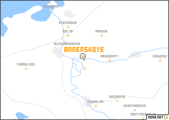 map of Annenskoye