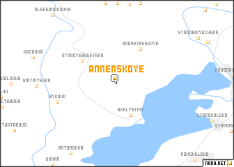 map of Annenskoye