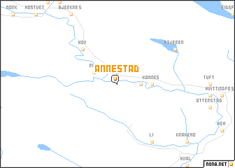 map of Ånnestad