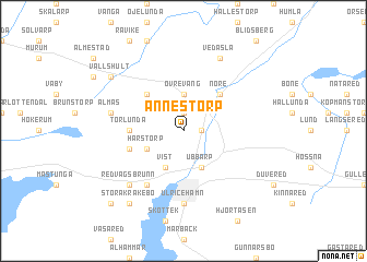 map of Annestorp