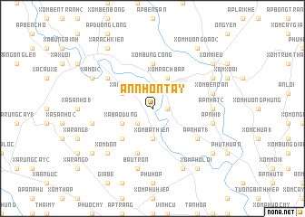 map of An Nhơn Tây