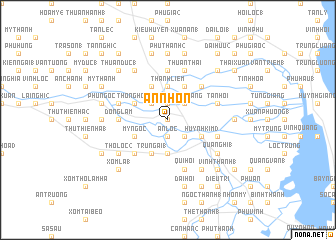 map of An Nhơn