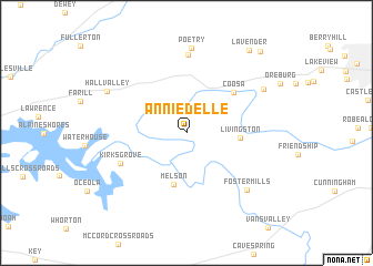 map of Anniedelle