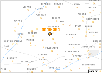 map of Annikova