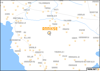map of Ännikse