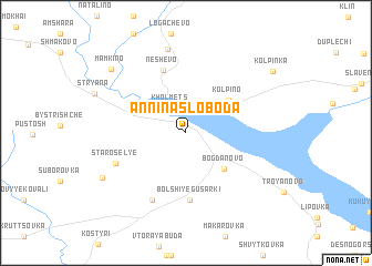 map of Annina Sloboda