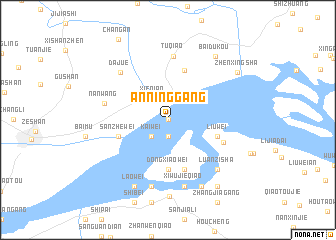 map of Anninggang