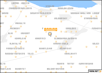 map of Annino