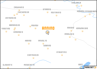 map of Annino