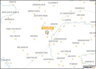 map of Annino