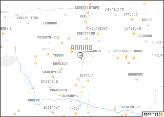 map of Annino