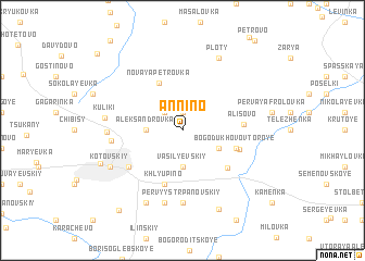 map of Annino