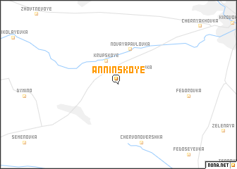 map of Anninskoye