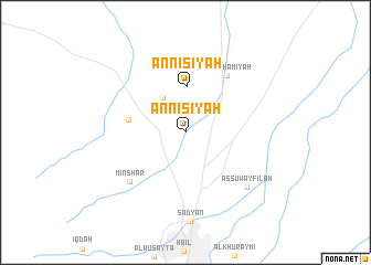 map of An Nīşīyah