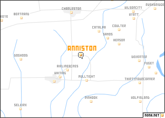 map of Anniston