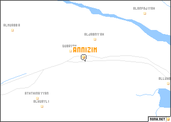 map of An Niz̧īm