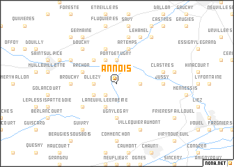 map of Annois