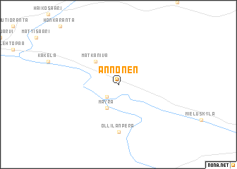 map of Annonen