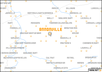 map of Annonville