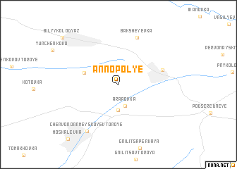 map of Annopolʼye