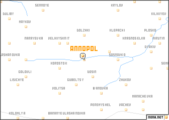 map of Annopolʼ