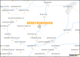 map of Anno-Trebinovka